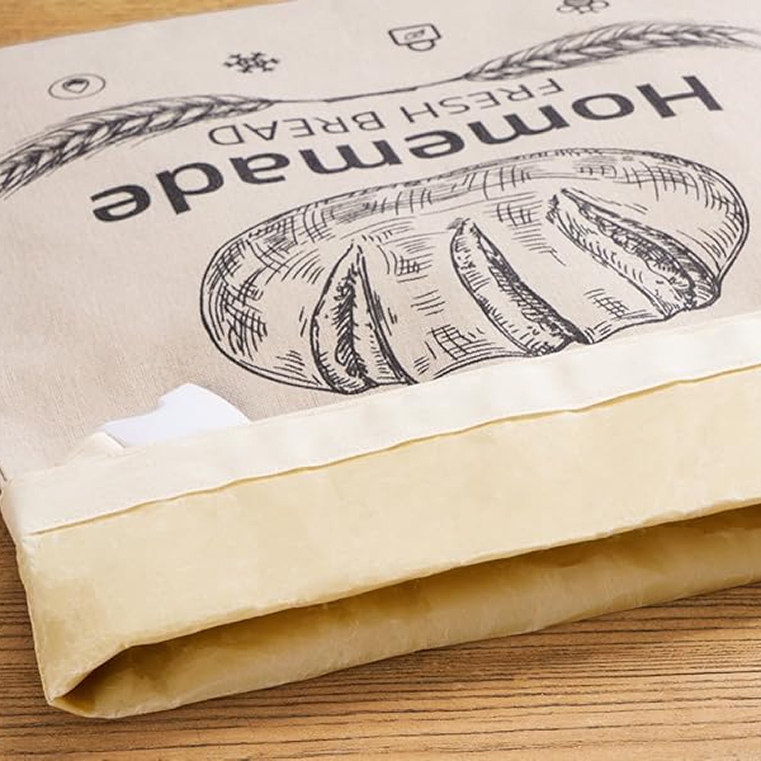 Reusable Organic Beeswax Bread Bag Large Sourdough Food Storage