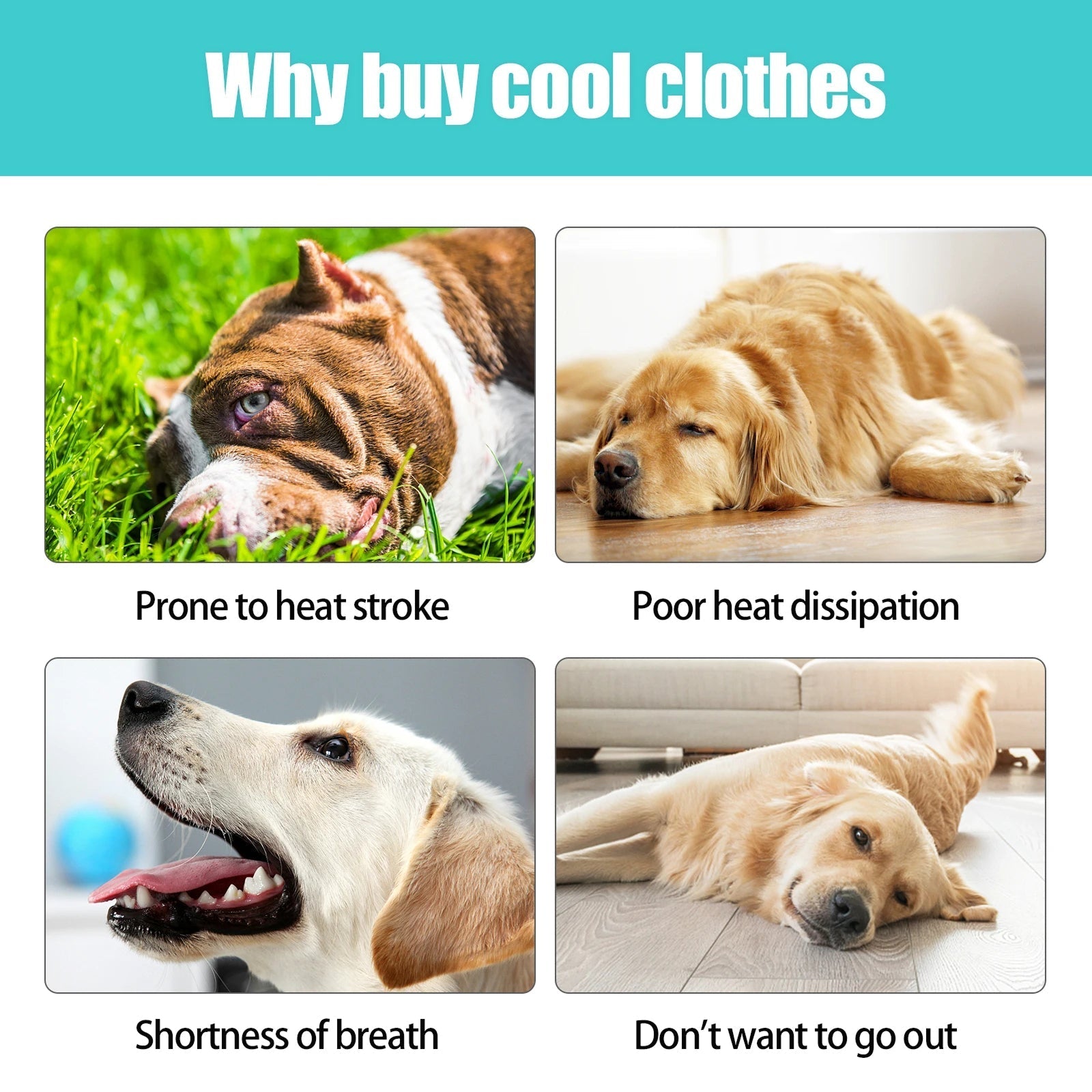 VexiDomic Breathable Mesh Dog Cooling Vest for Summer Heat