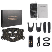 FaciRuby 8-Color LED Red Light Therapy Mask for Face and Neck