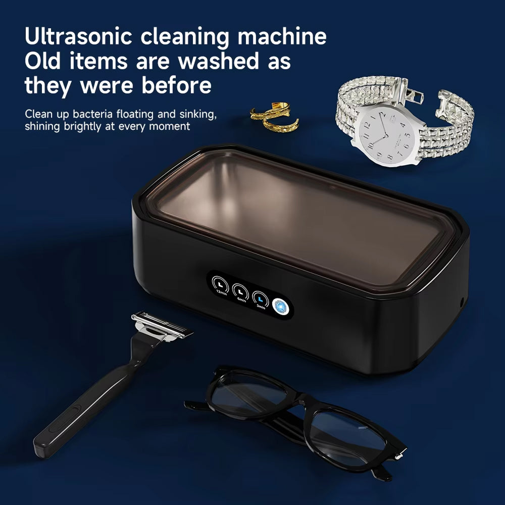 BriloDip Ultrasonic Jewelry Cleaner 49kHz High Frequency 650ml Professional