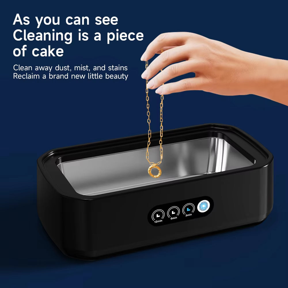BriloDip Ultrasonic Jewelry Cleaner 49kHz High Frequency 650ml Professional