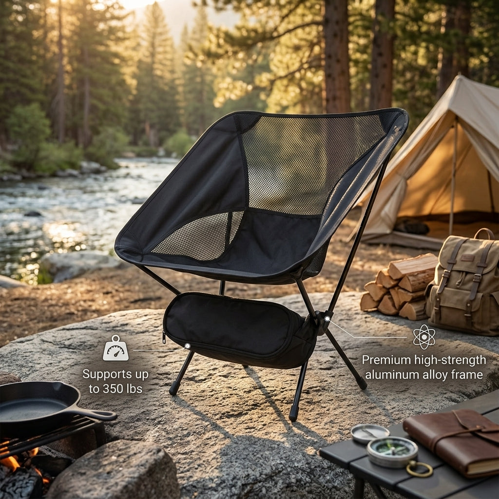 PikoOuta Portable Ultra-Light Folding Camping Chair