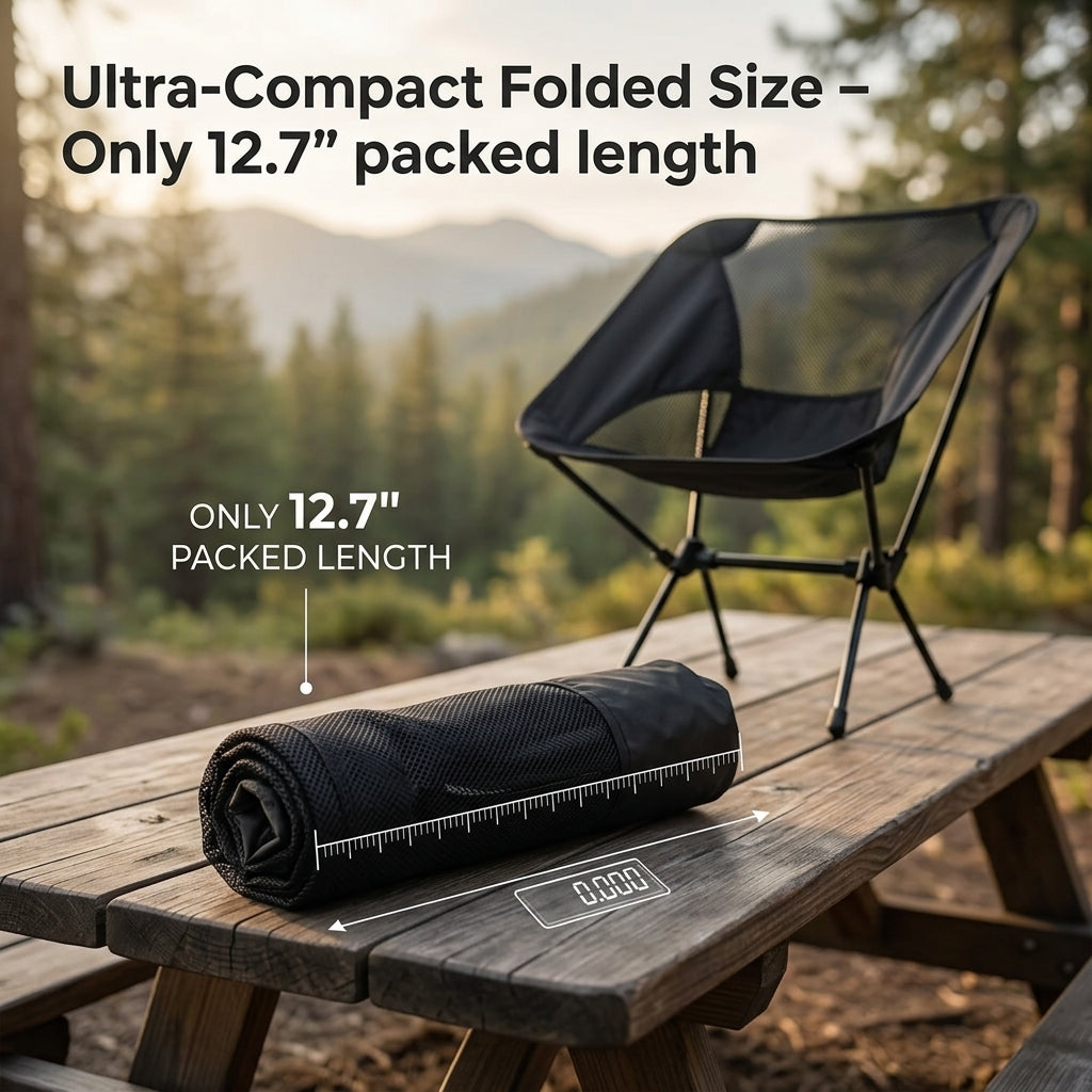 PikoOuta Portable Ultra-Light Folding Camping Chair