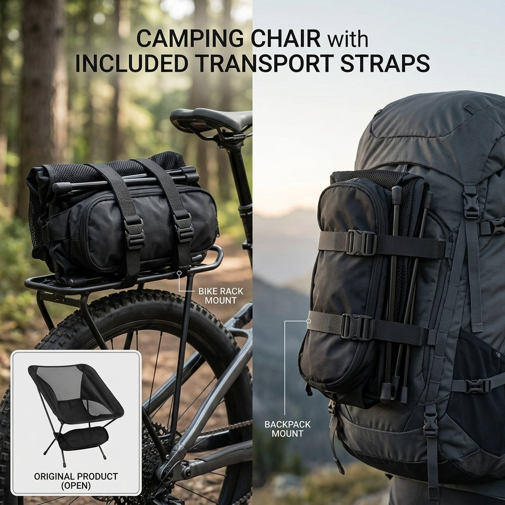 PikoOuta Portable Ultra-Light Folding Camping Chair