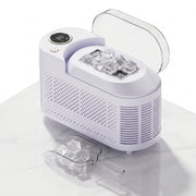 IcyBaxu Portable Ice Maker Triple Voltage 12V/110V/220V Compact Design