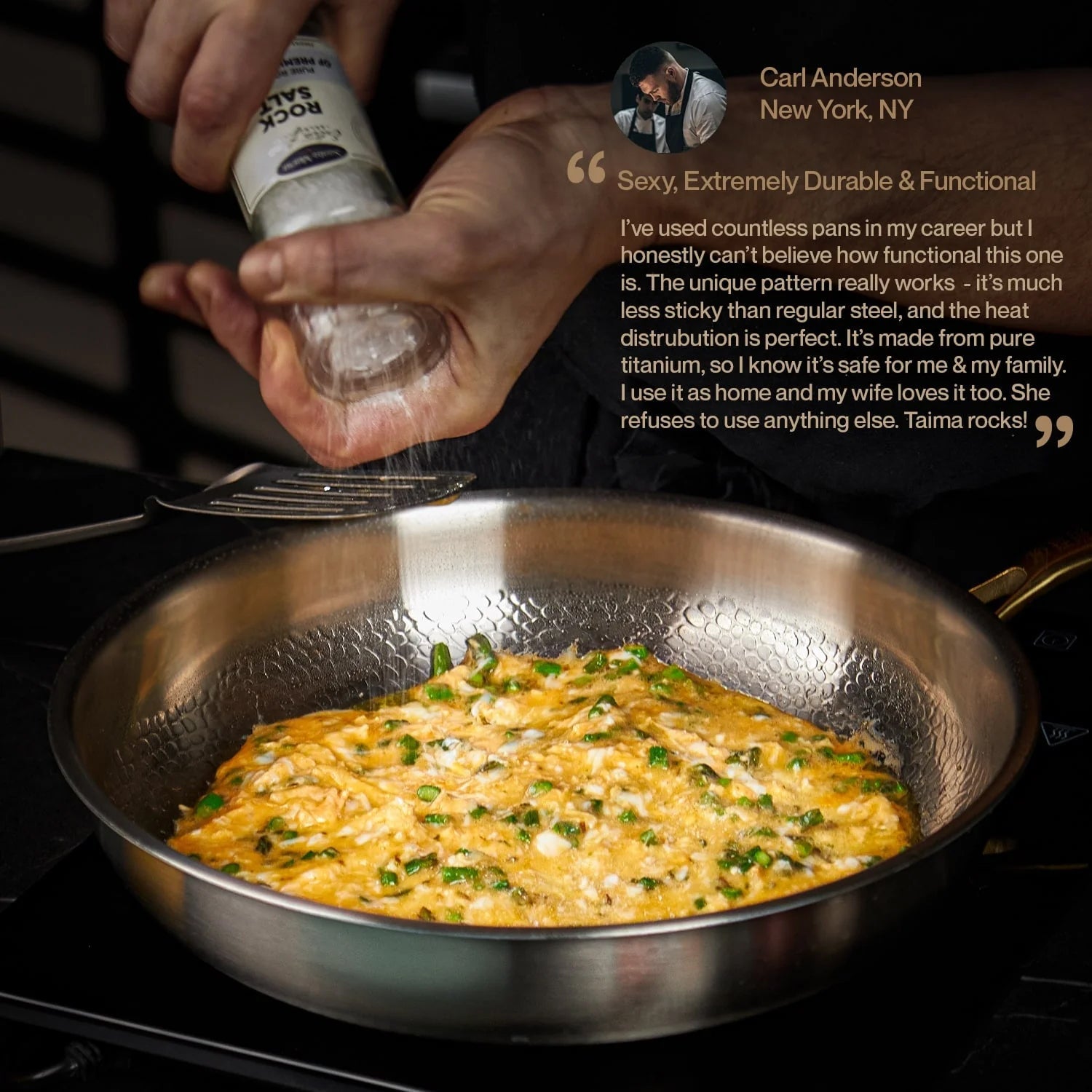 NoviApex Chemical-Free Hammered Titanium Non-Stick Cookware