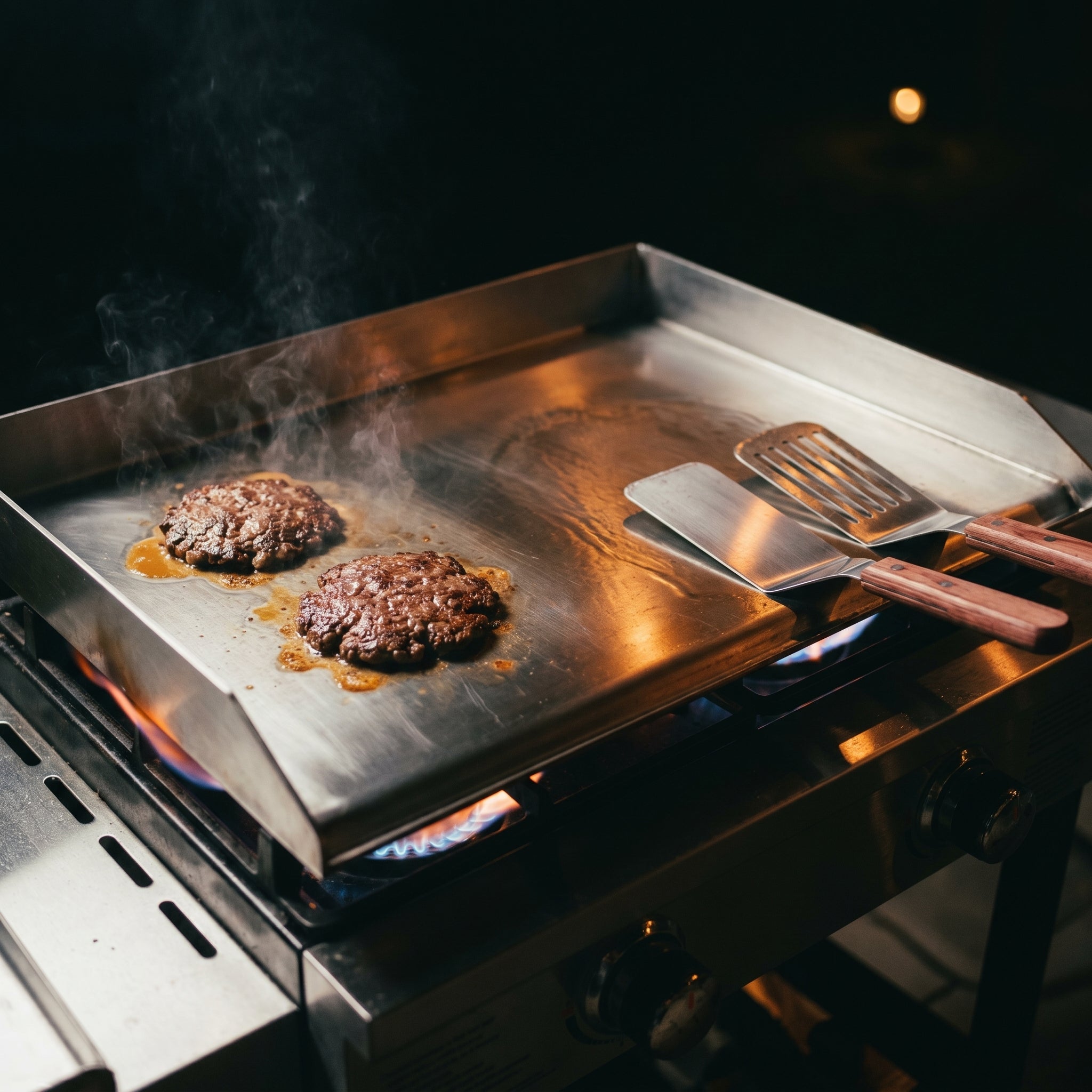 GrimiLavi Stainless Steel Flat Top Griddle for Gas Grill