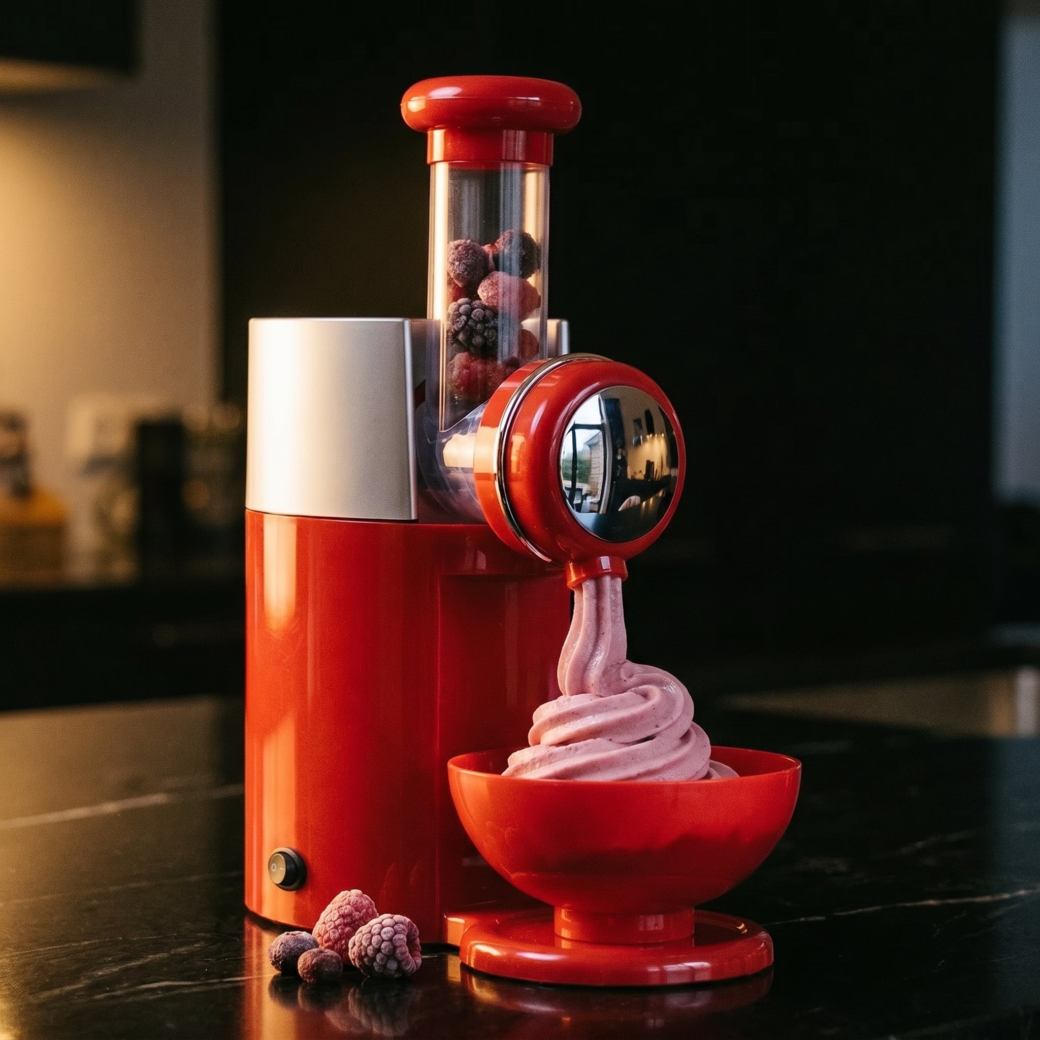 IcyKrimy Instant Fruit Soft-Serve Maker - Healthy Homemade Desserts