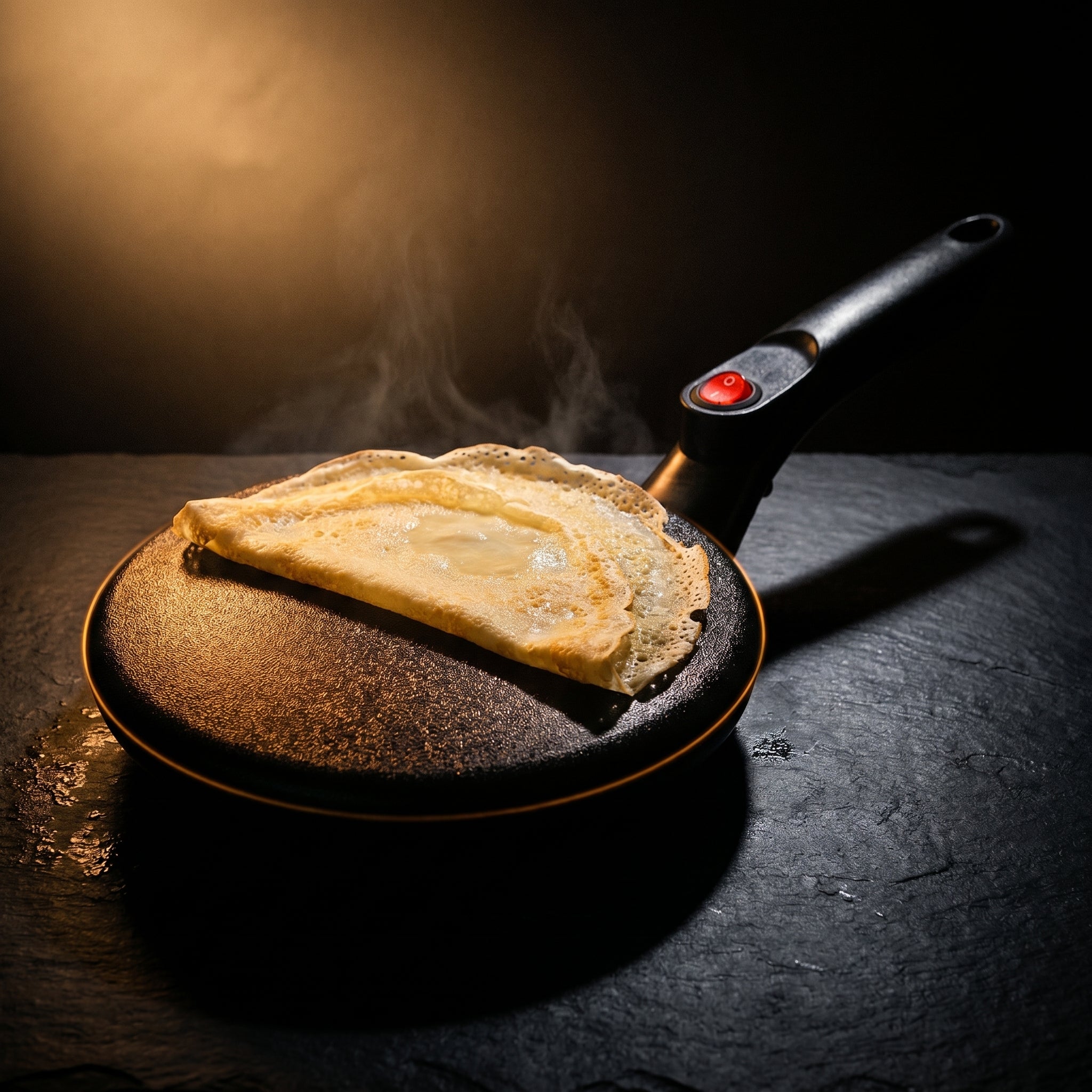 CrepiLik 8-Inch Electric Crepe Maker and Breakfast Griddle
