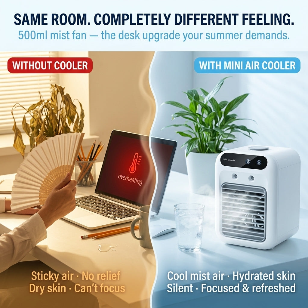 RimiLoxa Portable AC Hose-Free Cooling & Humidifier