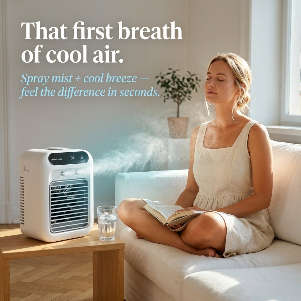 RimiLoxa Portable AC Hose-Free Cooling & Humidifier