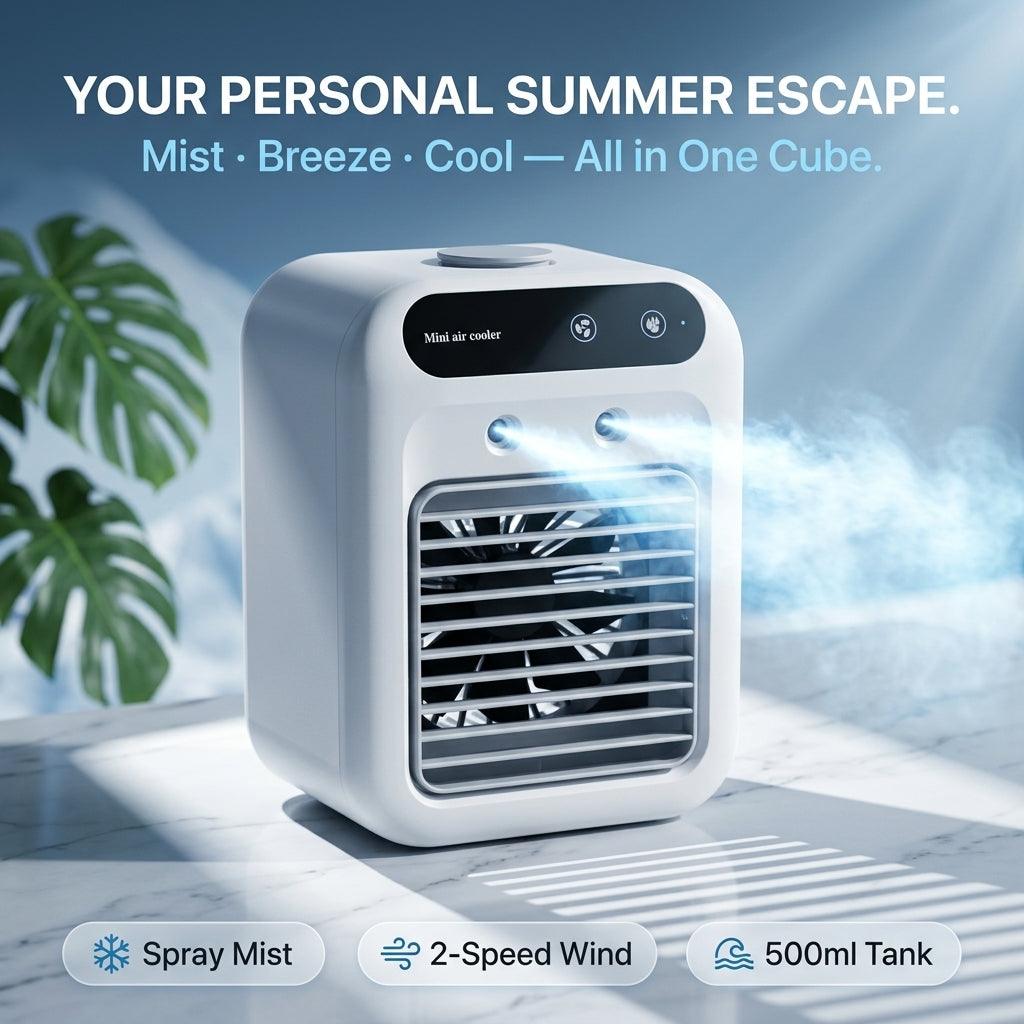 RimiLoxa Portable AC Hose-Free Cooling & Humidifier
