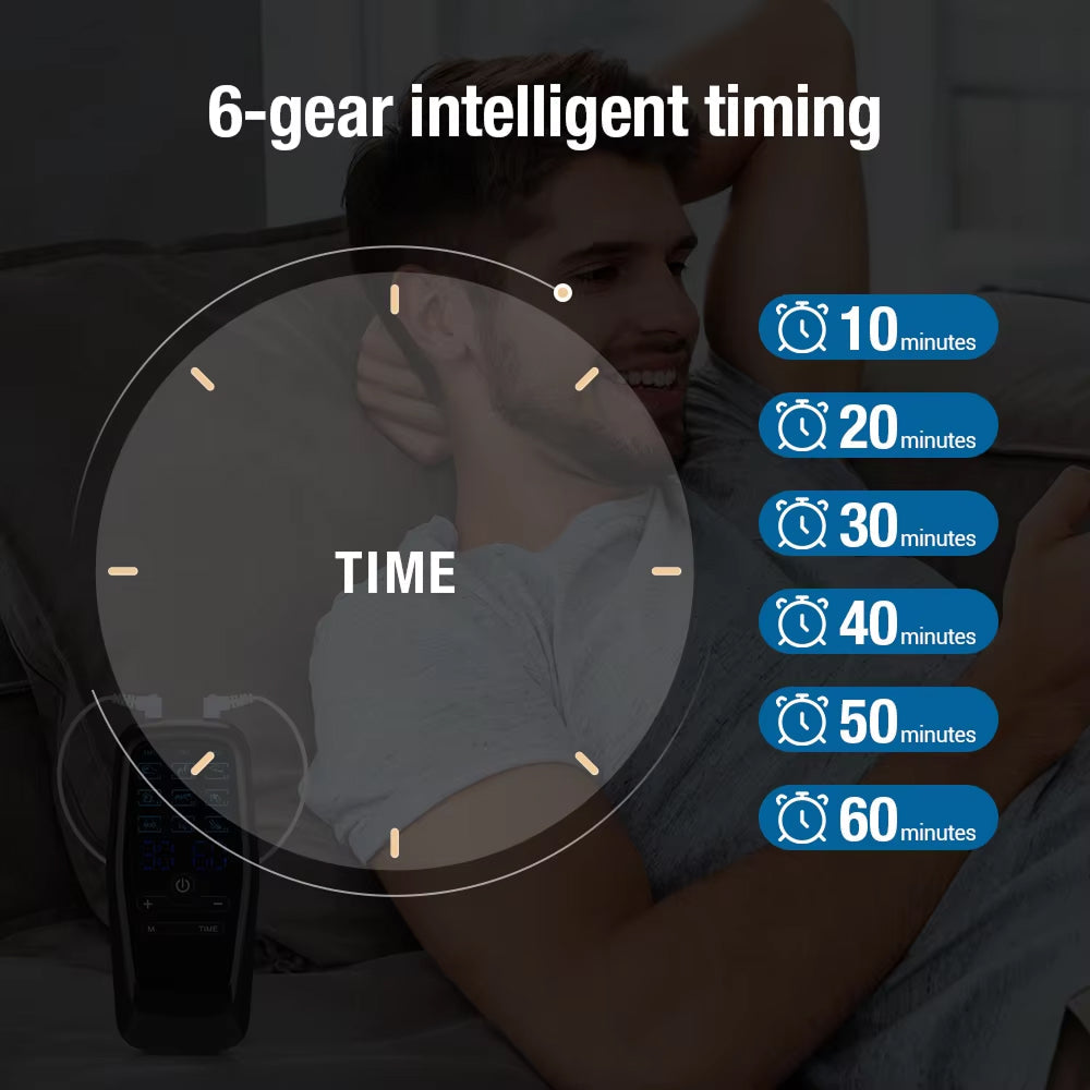 AcoReliv Portable TENS EMS Muscle Stimulator Massage Device
