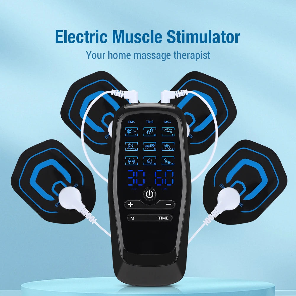 AcoReliv Portable TENS EMS Muscle Stimulator Massage Device