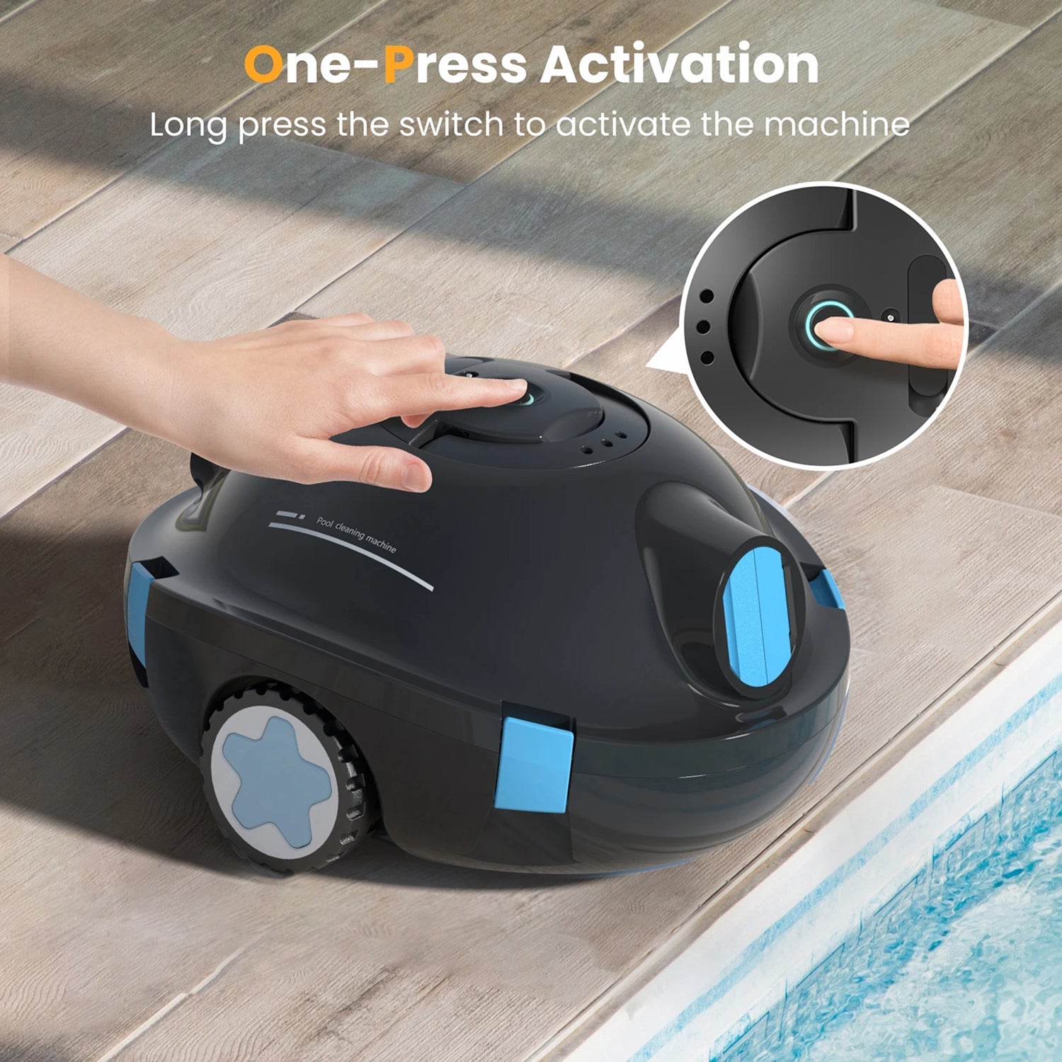AdelCogni Cordless Automatic Robotic Pool Cleaner