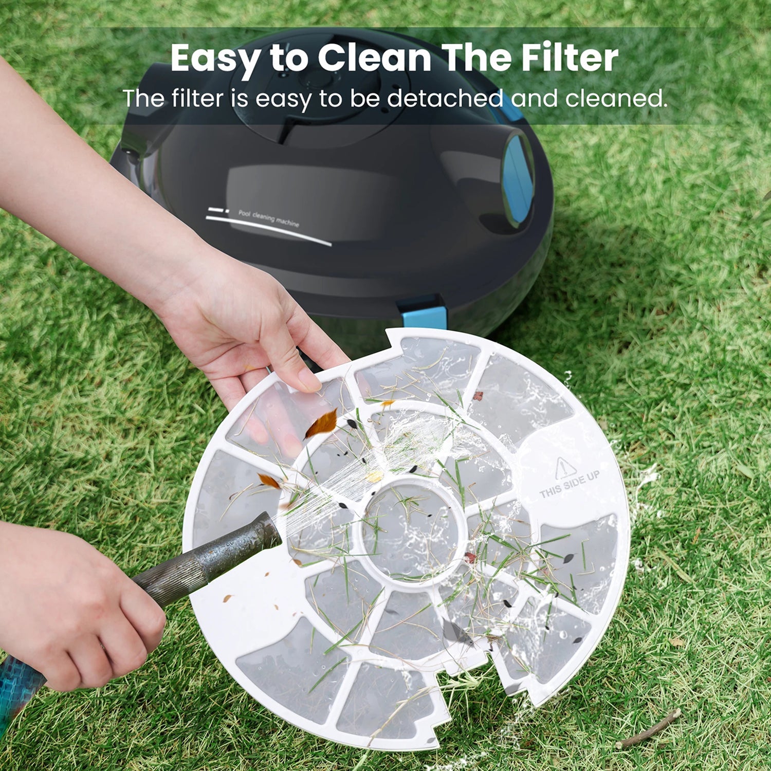 AdelCogni Cordless Automatic Robotic Pool Cleaner