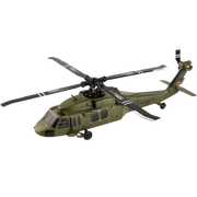 AiriRotor Black Hawk Military RC Helicopter with 11200KV Brushless Motor, 6-Axis Gyroscope and Triple Modular Battery System