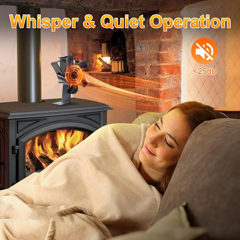 AiroxFan | Heat-Powered 6-Blade Stove Fan for Fireplaces (Copy)