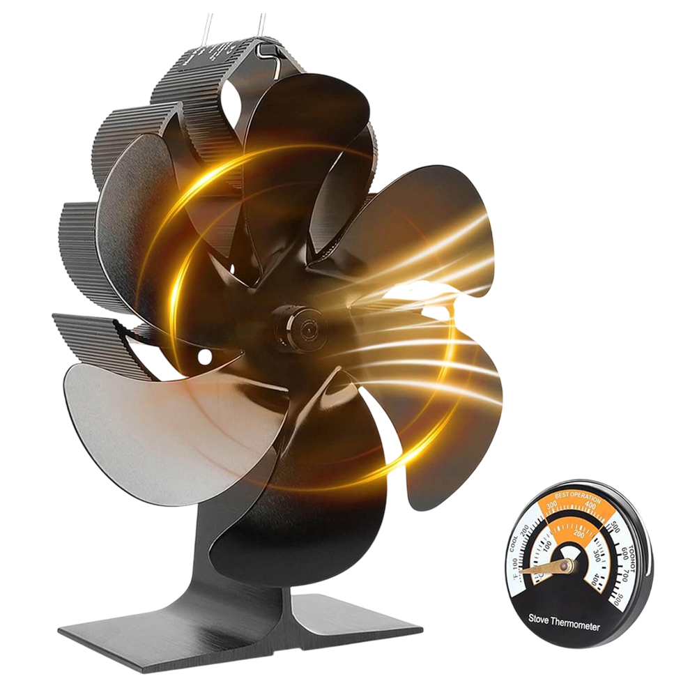 AiroxFan | Heat-Powered 6-Blade Stove Fan for Fireplaces (Copy)