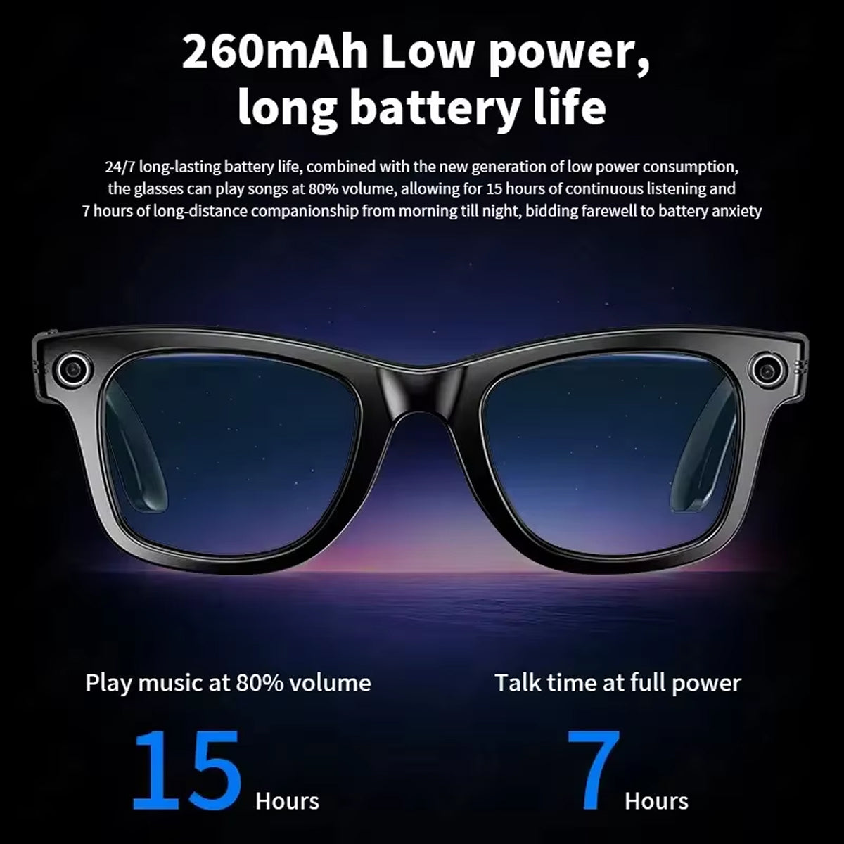 AuraLens AI Glasses - 4K Camera & Real-Time Translation