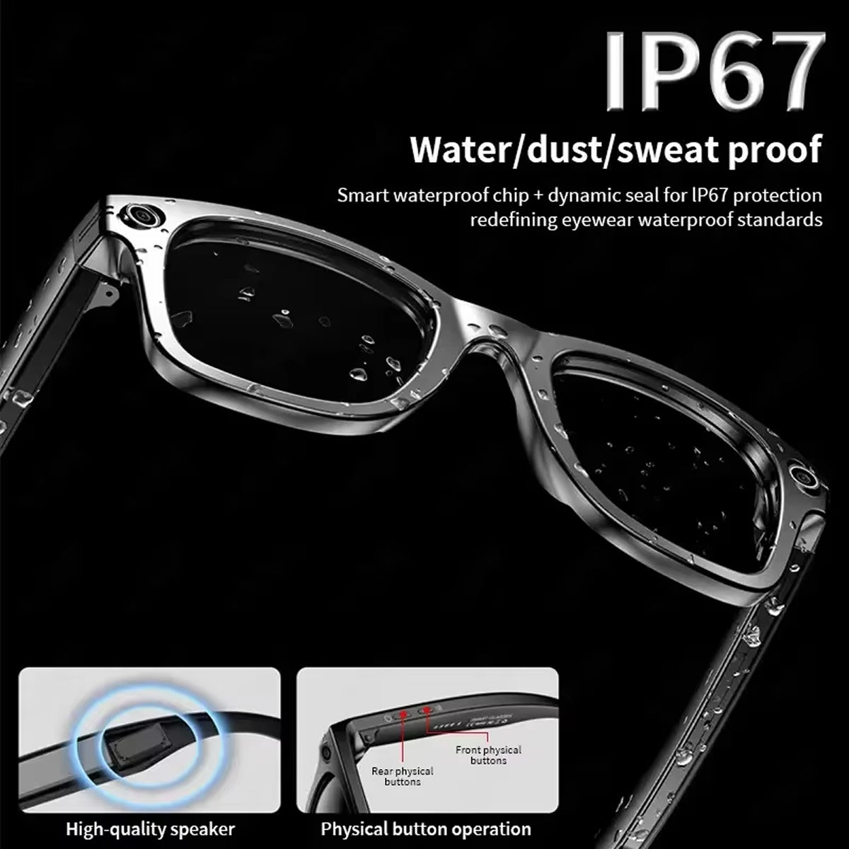 AuraLens AI Glasses - 4K Camera & Real-Time Translation