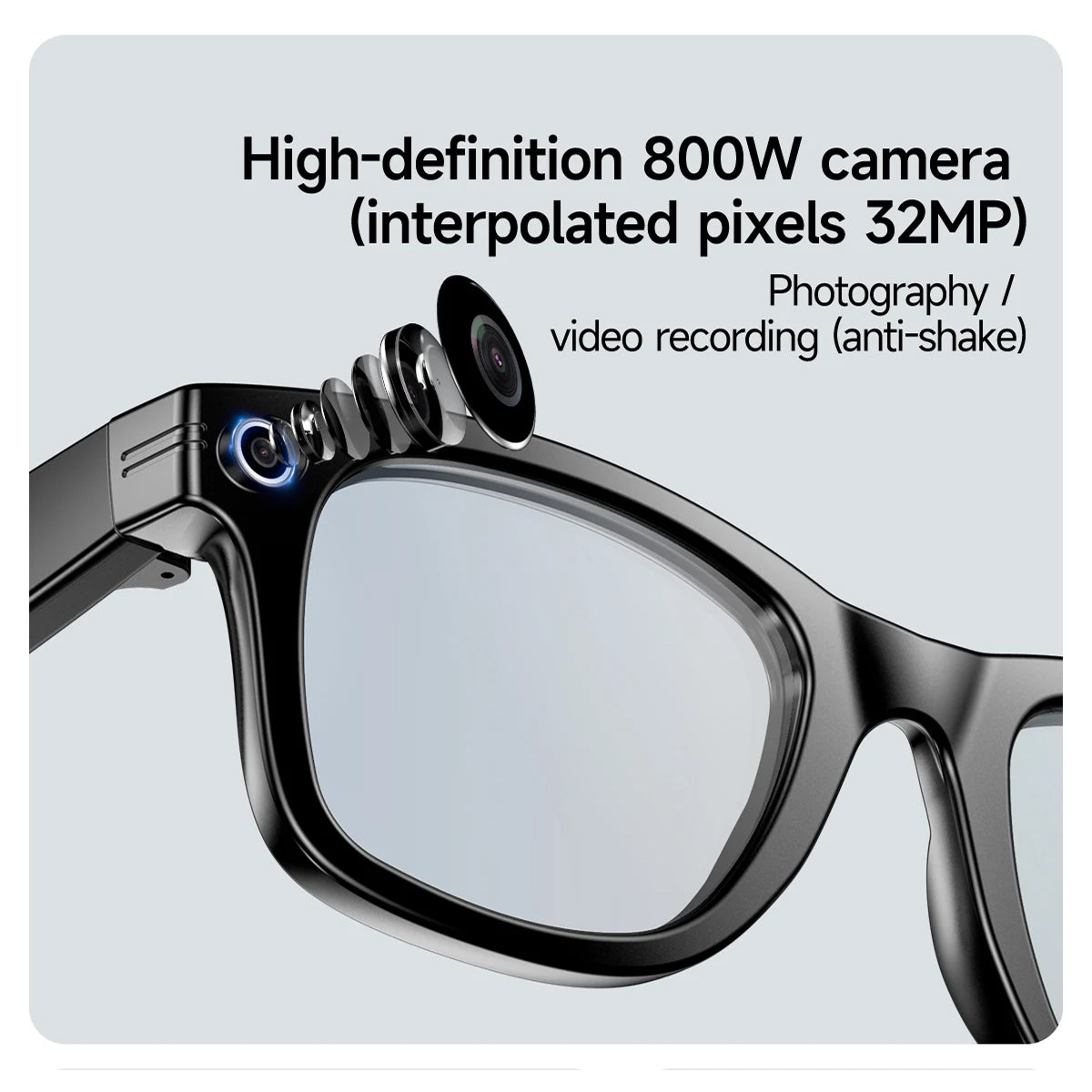 AuraLens AI Glasses - 4K Camera & Real-Time Translation