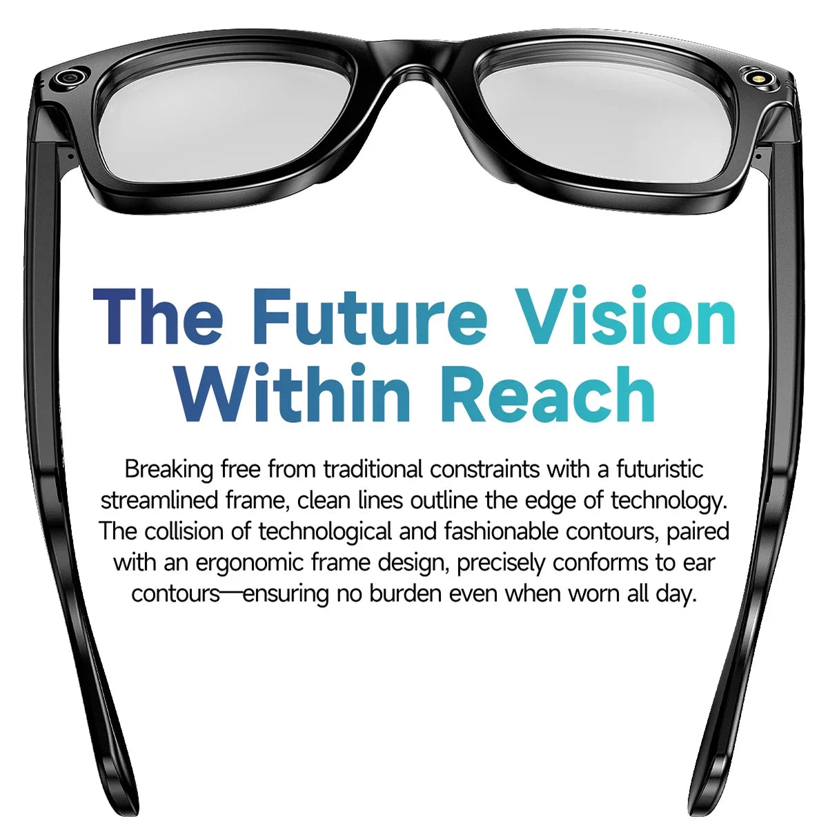 AuraLens AI Glasses - 4K Camera & Real-Time Translation