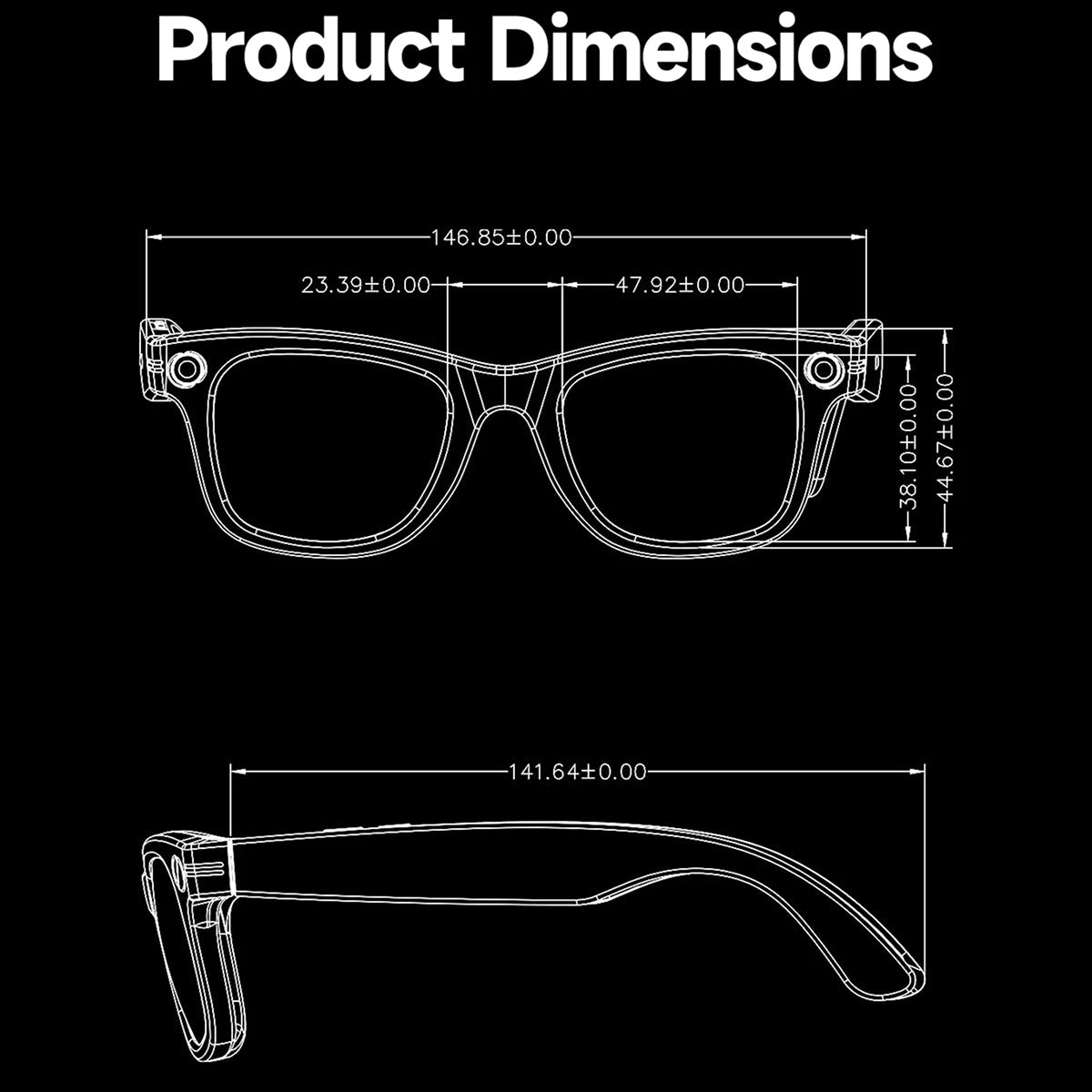 AuraLens AI Glasses - 4K Camera & Real-Time Translation