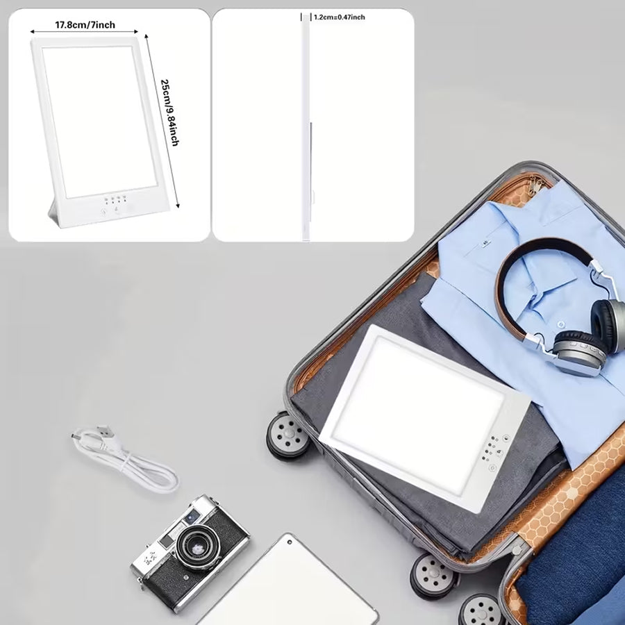 AuraMixa Light Therapy Lamp for Seasonal Affective Disorder