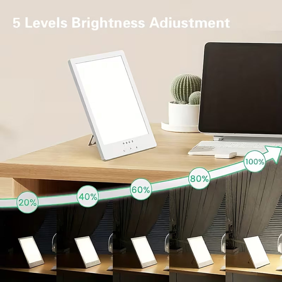 AuraMixa Light Therapy Lamp for Seasonal Affective Disorder