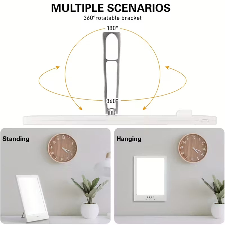 AuraMixa Light Therapy Lamp for Seasonal Affective Disorder