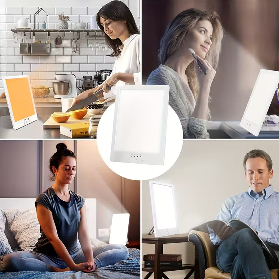 AuraMixa Light Therapy Lamp for Seasonal Affective Disorder