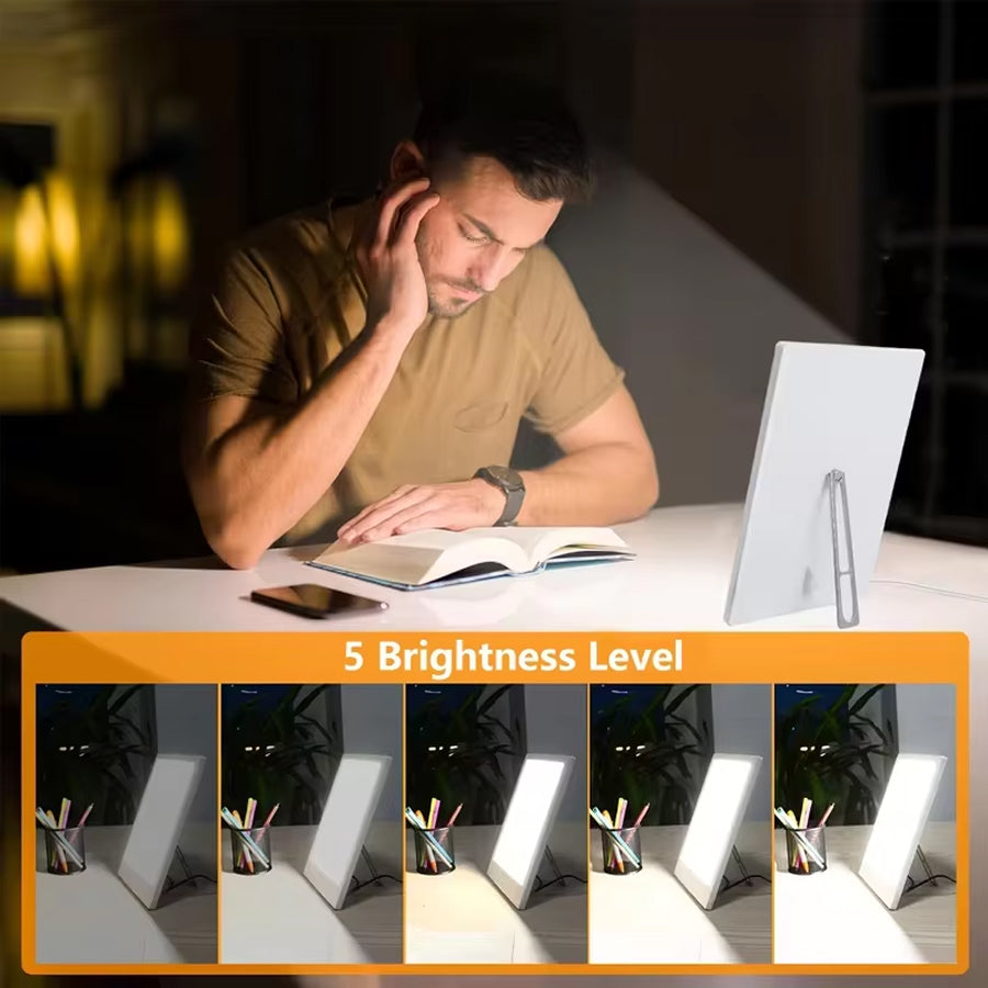AuraMixa Light Therapy Lamp for Seasonal Affective Disorder