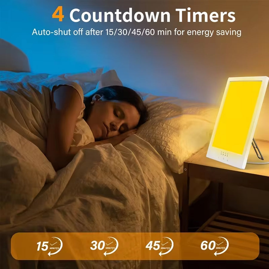 AuraMixa Light Therapy Lamp for Seasonal Affective Disorder
