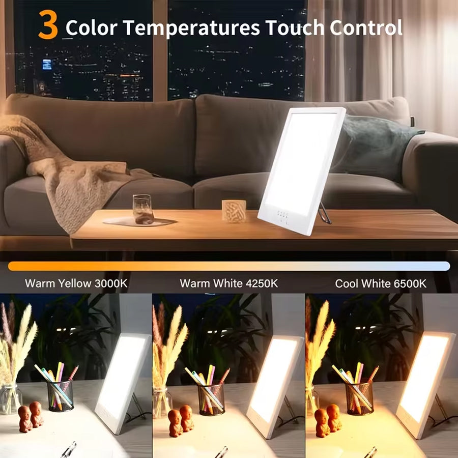 AuraMixa Light Therapy Lamp for Seasonal Affective Disorder