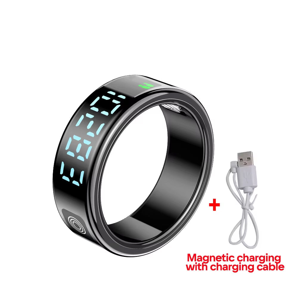 AuraTeco Smart Ring - 24/7 Health Monitoring & Gesture Control