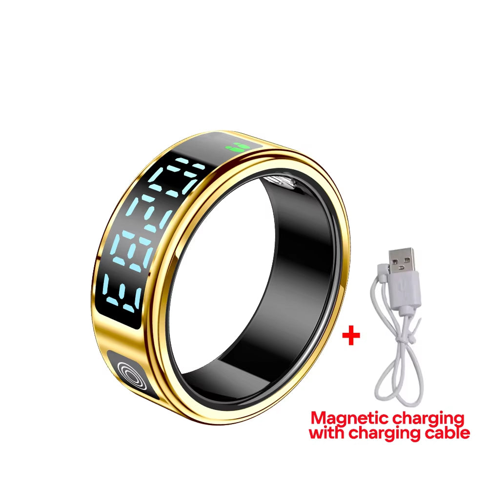AuraTeco Smart Ring - 24/7 Health Monitoring & Gesture Control