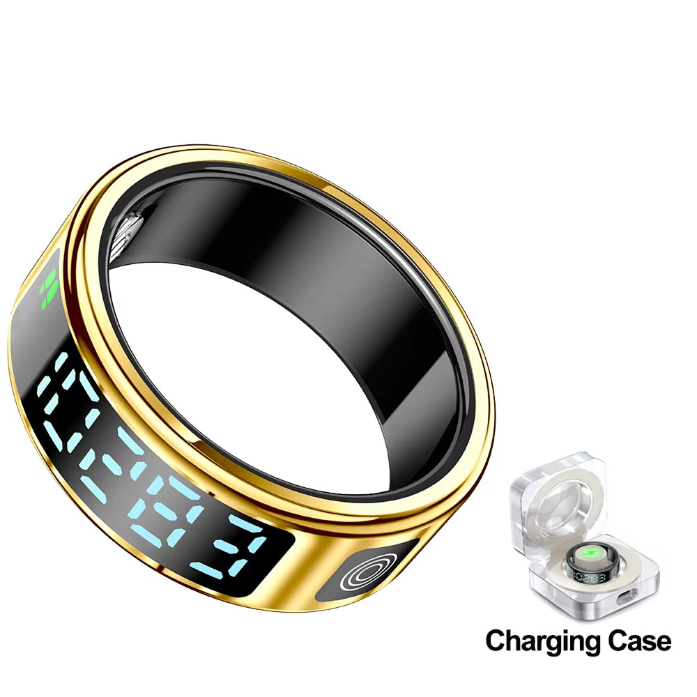 AuraTeco Smart Ring - 24/7 Health Monitoring & Gesture Control