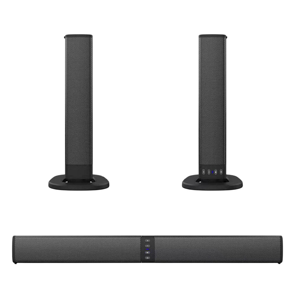 BariSovix 4-Speaker Surround Soundbar with Subwoofer