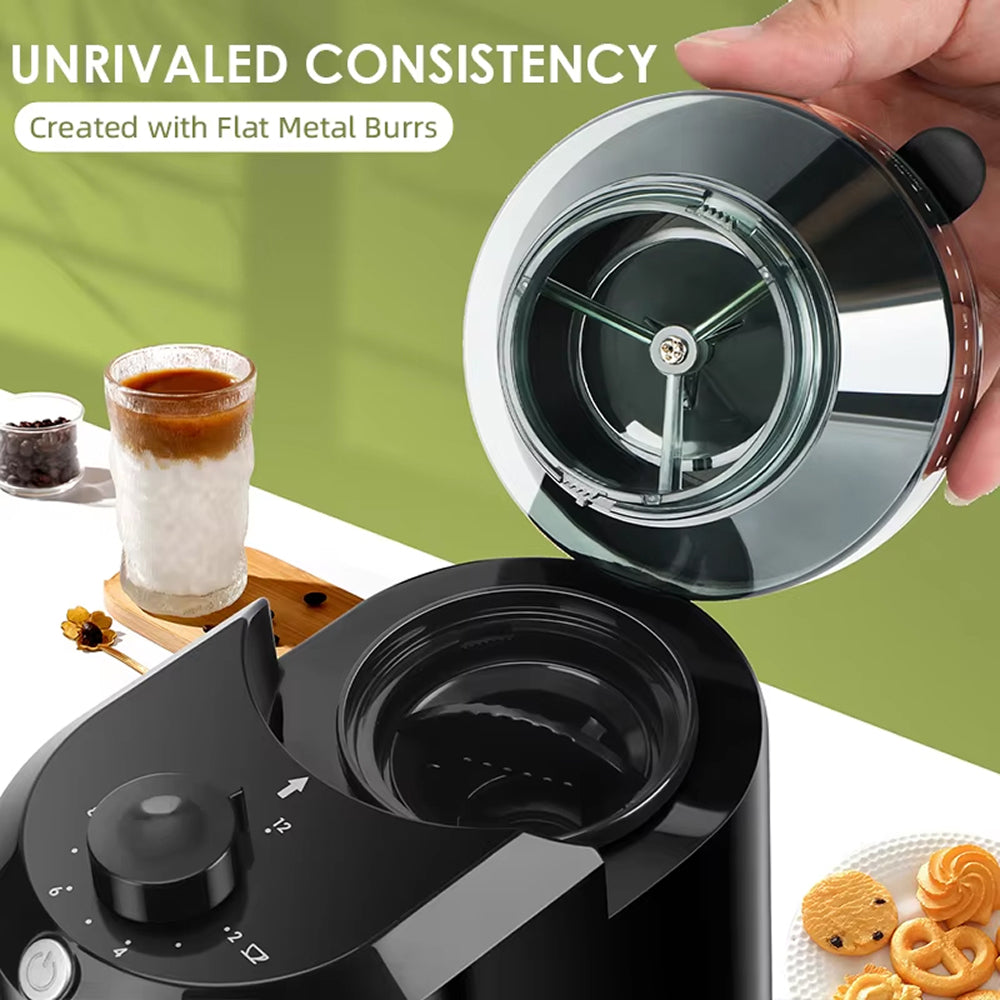 BeaniGrix Coffee Bean Grinder With 28 Precision Settings