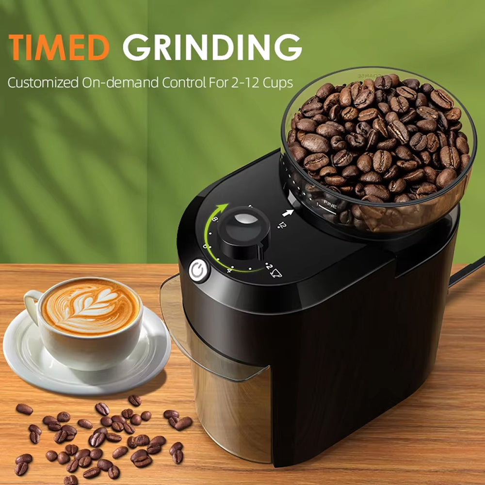 BeaniGrix Coffee Bean Grinder With 28 Precision Settings