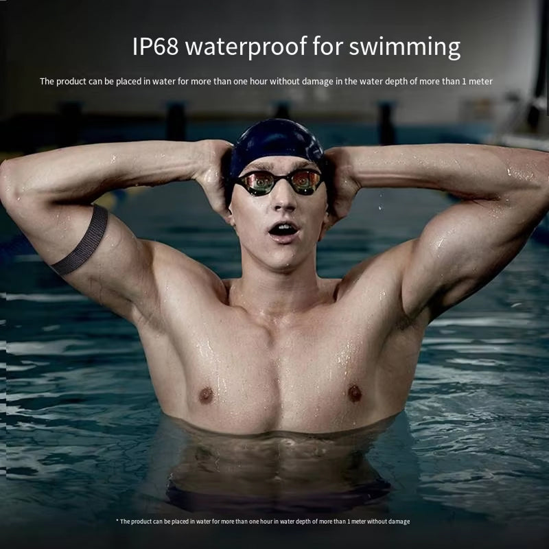 BeatLivo Armband Heart Rate Monitor IPX8 Waterproof Bluetooth ANT+ with Blood Oxygen