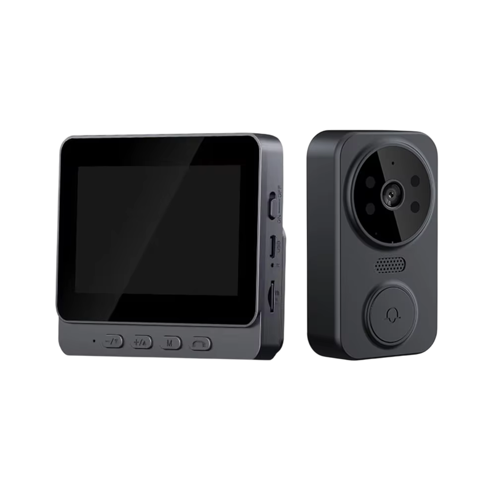 EntryCiz Smart Doorbell Camera with 4.3 Inch HD Monitor