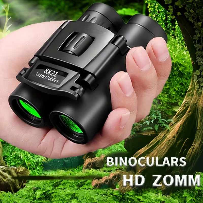 BiniClaxi 10x25 Compact Binoculars with Smartphone Adapter