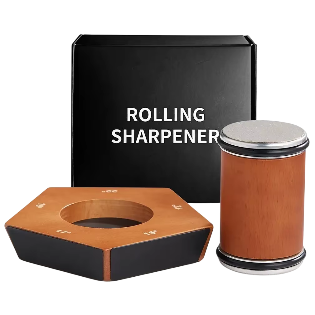 BladeDaso Rolling Knife Sharpener with Magnetic Base and Diamond Discs