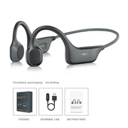 BociEarix Bone Conduction Headphones Bluetooth 5.0 IPX6 Waterproof 29g for Running and Cycling