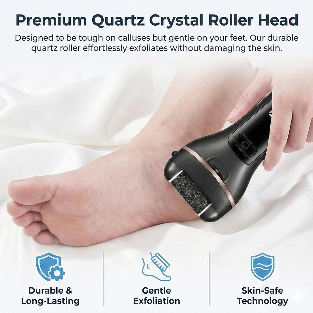 BostFico Electric Callus Remover 18-Piece Pedicure Kit