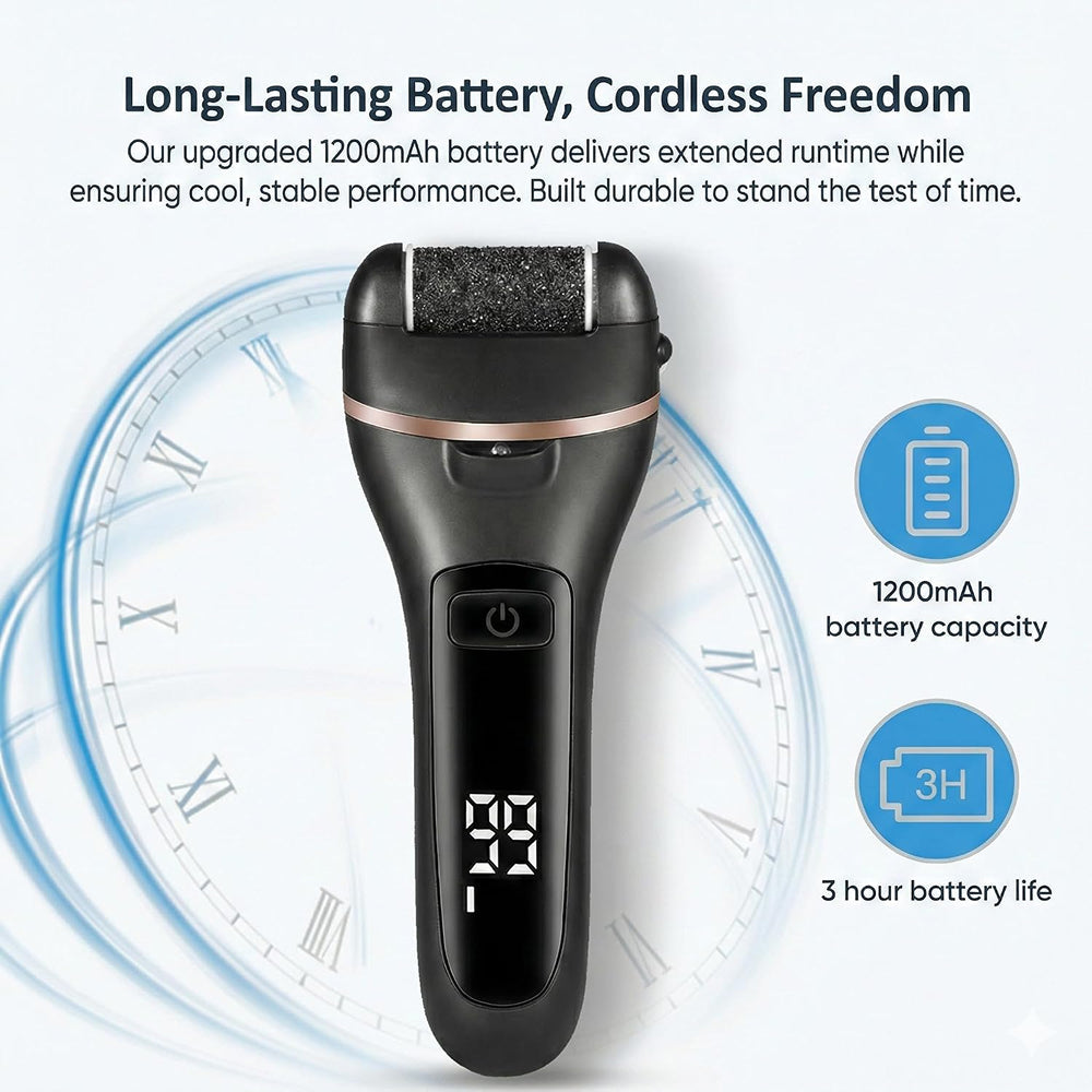 BostFico Electric Callus Remover 18-Piece Pedicure Kit