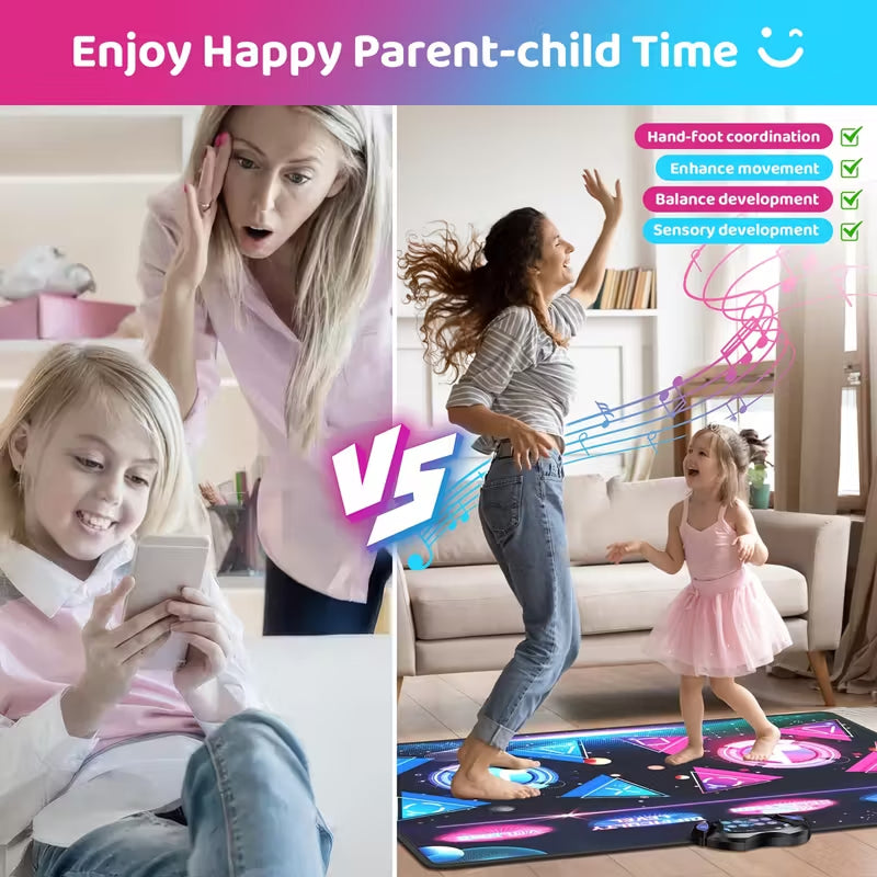 BowixBeat Interactive Double Dance Mat for Kids