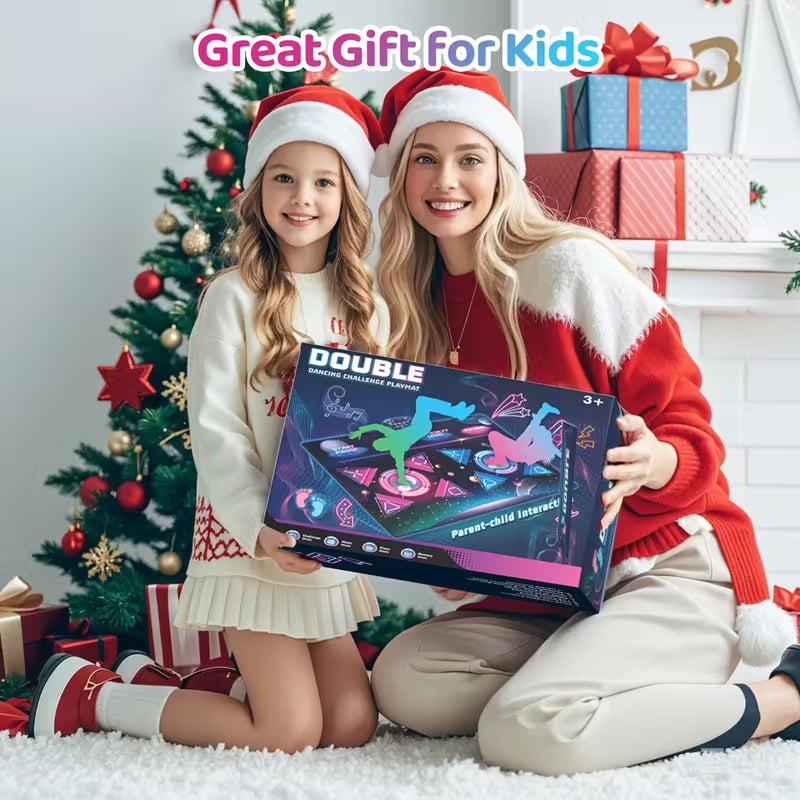 BowixBeat Interactive Double Dance Mat for Kids